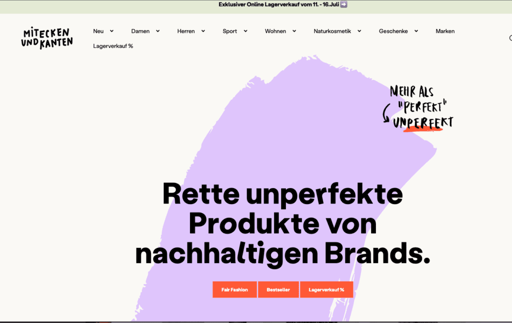 Mit Ecken und Kanten Online Shop